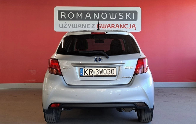 Toyota Yaris cena 55900 przebieg: 130485, rok produkcji 2016 z Kraków małe 529